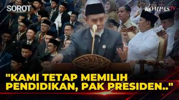 Depan Prabowo, Kiai Pimpinan Gontor: Pondok ini Memilih Pendidikan!