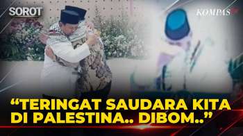 Prabowo Usap Air Mata Usai Peluk Dubes Palestina: Teringat Saudara Palestina Dibantai-Dibom