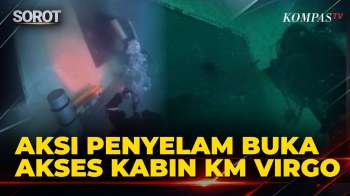 Aksi Penyelam Buka Akses Kabin KM Virgo, Berusaha Pecahkan Kaca Terkendala Hal Ini
