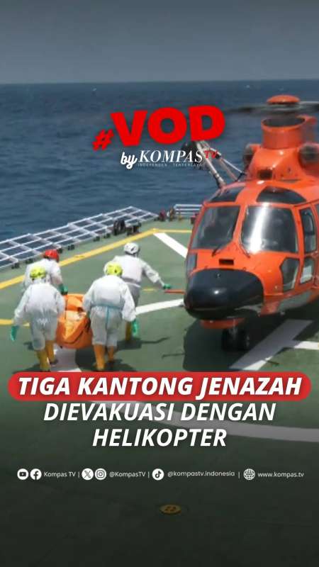 Tiga Jenazah Korban Kapal Virgo Transport 8 Berhasil Dievakuasi Menggunakan Helikopter