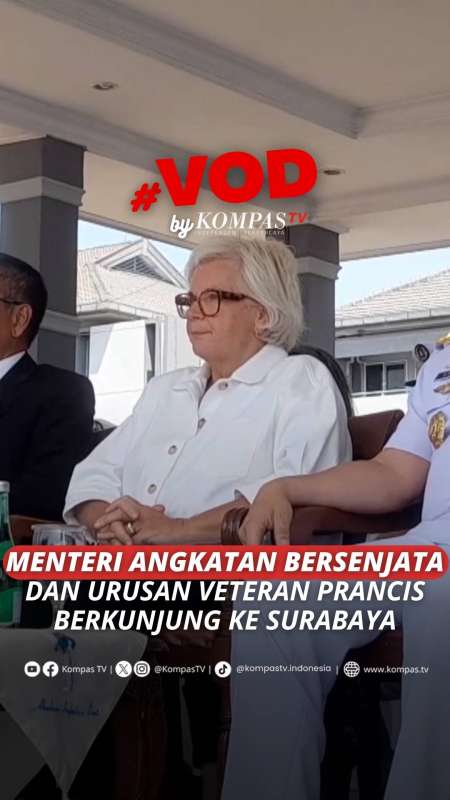 Menteri Angkatan Bersenjata Prancis Kunjungi AAL Surabaya, Perkuat Kerja Sama SDM
