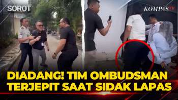 Tegang! Tim Ombudsman Terjepit Pagar-Diadang Petugas Lapas Cibinong Saat Sidak Fasilitas Mewah