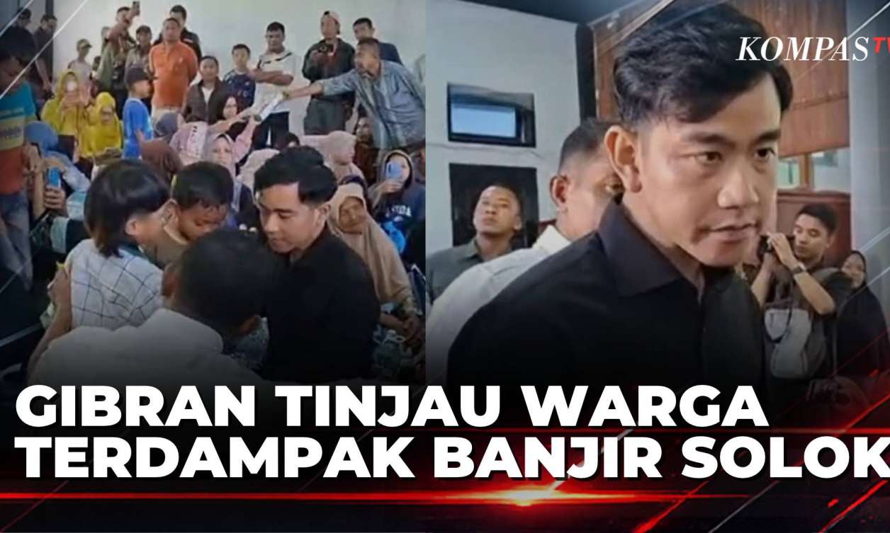 Tinjau Warga Terdampak Banjir Solok, Wapres Gibran Pastikan Rumah Warga Dibangun Kembali