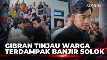 Tinjau Warga Terdampak Banjir Solok, Wapres Gibran Pastikan Rumah Warga Dibangun Kembali