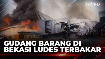 Gudang Barang Penjualan 'Online' Di Bekasi Hangus Terbakar | KOMPAS PETANG