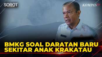 BMKG Buka Suara Soal Daratan Baru Di Sekitar Gunung Anak Krakatau