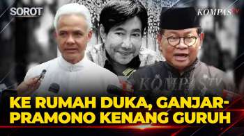 Melayat, Ganjar Pranowo-Pramono Anung Ungkap Perbincangan Terakhir Dengan Guruh Soekarnoputra
