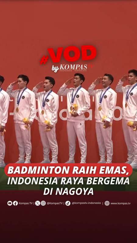 BADMINTON RAIH EMAS, INDONESIA RAYA BERGEMA DI NAGOYA