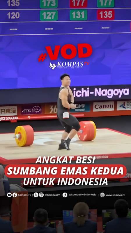 ANGKAT BESI SUMBANG EMAS KEDUA UNTUK INDONESIA