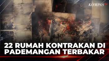 Kebakaran 22 Rumah Kontrakan Di Pademangan, Diduga Akibat Korsleting Listrik| KOMPAS PETANG