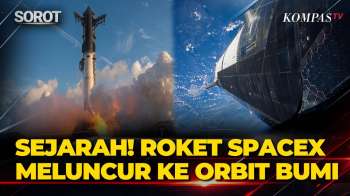 [FULL] Detik-Detik Roket Starship SpaceX Perdana Diluncurkan Menuju Orbit Bumi