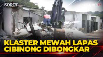 Detik-Detik Ekskavator Bongkar Klaster Mewah Di Lapas Cibinong Usai Sidak DPR