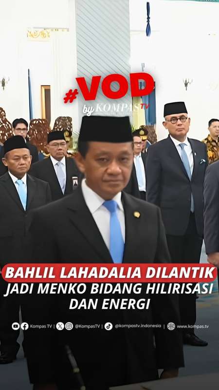 Bahlil Lahadalia Dilantik Jadi Menko Bidang Hilirisasi dan Energi, Rangkap Jabatan Menteri