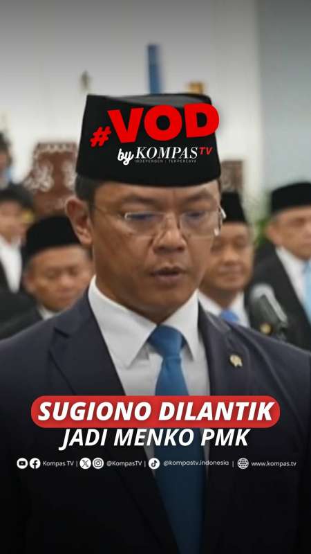 Sugiono Resmi Dilantik Jadi Menko PMK oleh Presiden Prabowo di Istana Kepresidenan