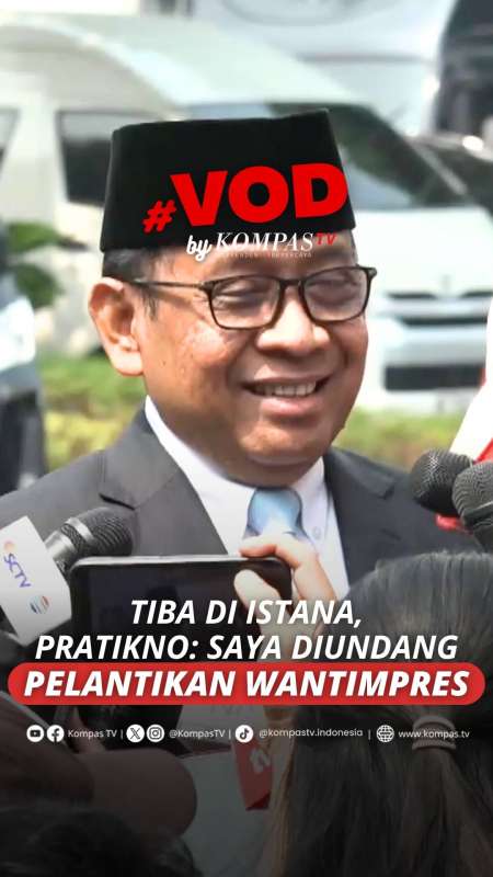 Pratikno Tiba di Istana Penuhi Undangan Pelantikan Dewan Pertimbangan Presiden
