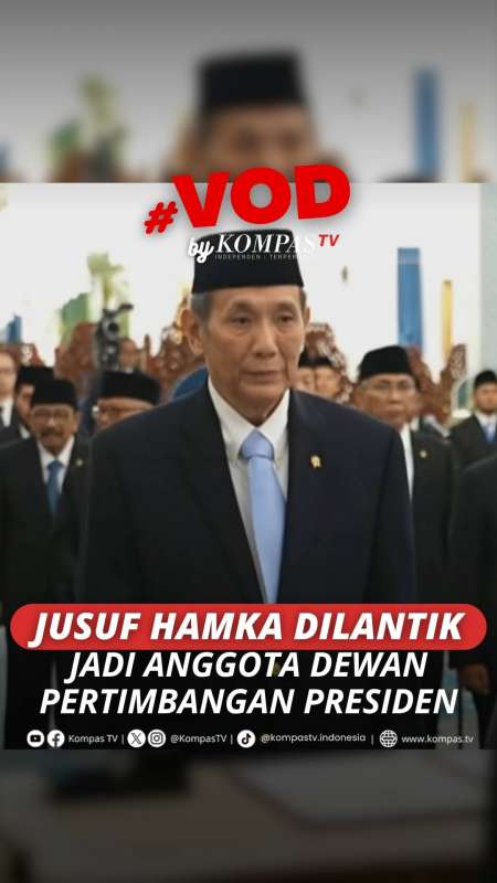 Jusuf Hamka Resmi Dilantik Jadi Anggota Dewan Pertimbangan Presiden oleh Presiden Prabowo