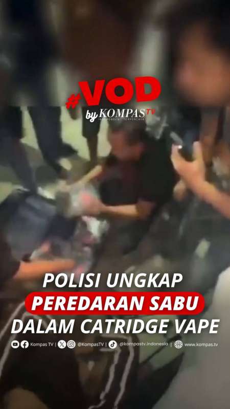 POLISI UNGKAP PEREDARAN SABU DALAM CATRIDGE VAPE