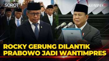 [FULL] Detik-Detik Rocky Gerung Dilantik Prabowo Jadi Anggota Wantimpres