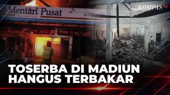 Kebakaran Toserba di Madiun, Api Hanguskan Hampir Seluruh Isi Toko | KOMPAS PETANG
