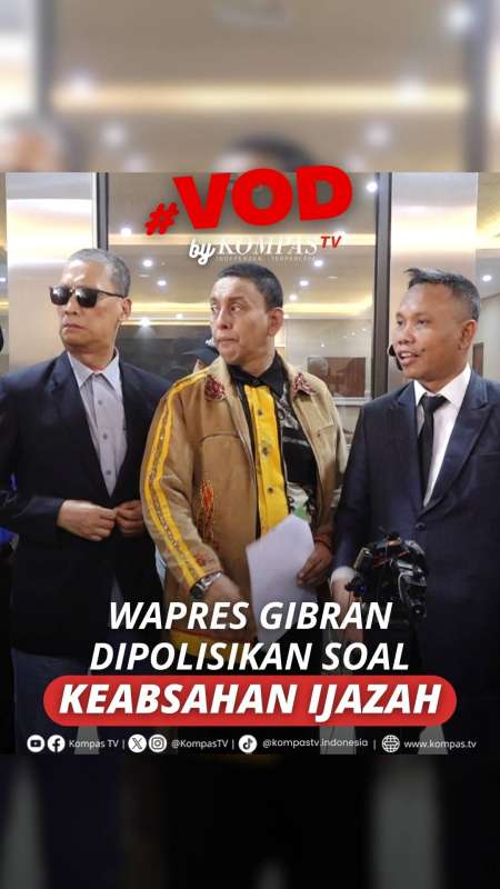 WAPRES GIBRAN DIPOLISIKAN SOAL KEABSAHAN IJAZAH