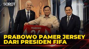 Prabowo Pamer Jersey Dari Presiden FIFA Jelang Laga Indonesia Vs Thailand