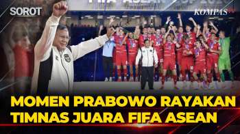 Kepalkan Tangan! Presiden Prabowo Rayakan Timnas Indonesia Juara FIFA ASEAN Cup Di GBK
