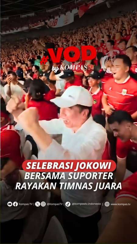 Momen Jokowi Bersama Suporter Rayakan Timnas Indonesia Juara FIFA ASEAN Cup 2026 di GBK