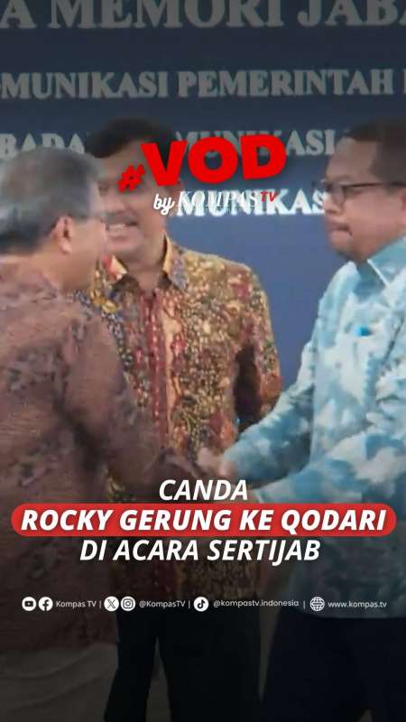 Canda Rocky Gerung ke Qodari di Acara Sertijab Kepala Bakom Syahganda Nainggolan