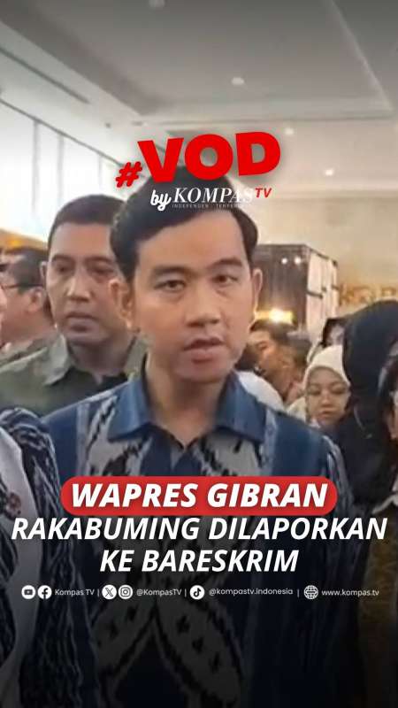WAPRES GIBRAN DILAPORKAN KE BARESKRIM
