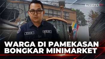 Warga Pamekasan Bongkar Paksa Minimarket Dengan Alat Berat, Ini Alasannya | BERITA UTAMA