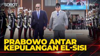 Momen Presiden Prabowo Antar Langsung Kepulangan Presiden Mesir Abdel Fattah El-Sisi