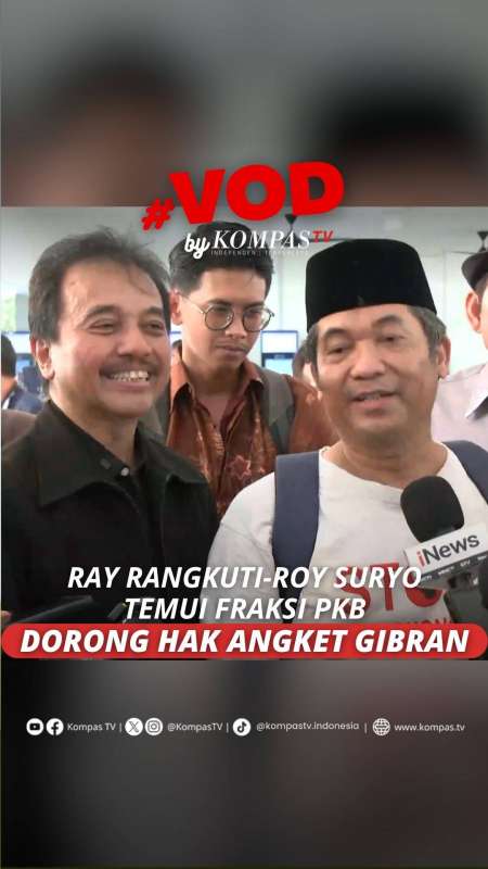  Ray Rangkuti Hingga Roy Suryo Temui Fraksi PKB Di DPR, Dorong Hak Angket Ijazah Gibran