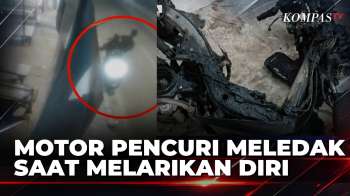 Motor Pencuri Meledak Saat Melarikan Diri, 2 Pelaku Alami Luka Bakar | KOMPAS SIANG