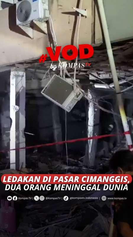LEDAKAN DI PASAR CIMANGGIS, TANGERANG SELATAN
