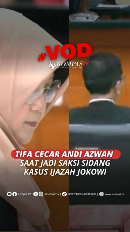 Tifa Cecar Andi Azwan Saat Jadi Saksi Sidang Kasus Ijazah Jokowi