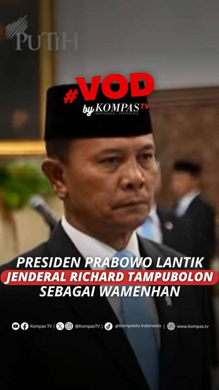 Presiden Prabowo Lantik Richard Tampubolon Sebagai Wakil Menteri Pertahanan