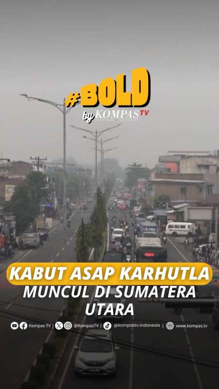 KABUT ASAP KARHUTLA MUNCUL DI SUMATERA UTARA