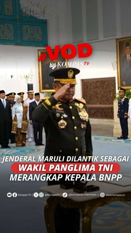Jenderal Maruli Simanjuntak Dilantik Sebagai Wakil Panglima TNI Oleh Presiden Prabowo