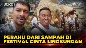 Sampah Plastik Disulap Jadi Perahu Unik Di Festival Cinta Lingkungan 2026