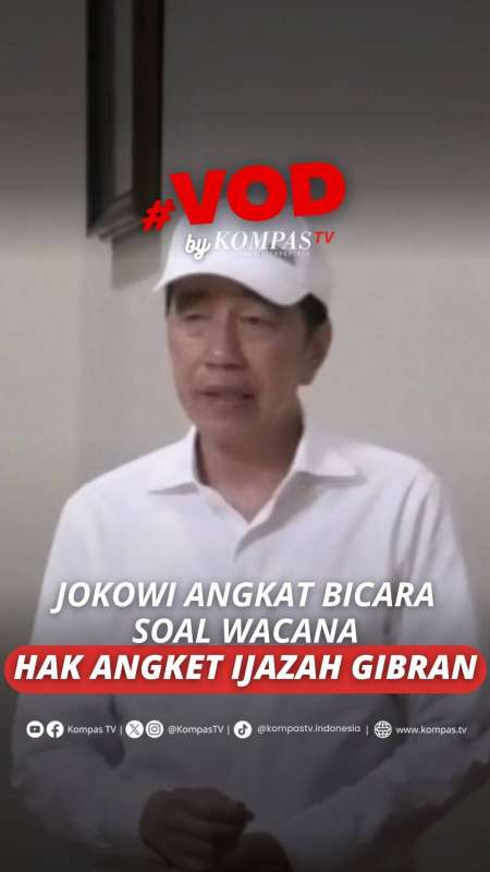 Jokowi Tanggapi Wacana Hak Angket DPR RI Soal Polemik Ijazah Gibran