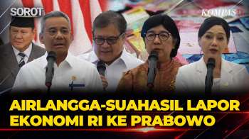 [FULL] Menko Airlangga-Menkeu Suahasil Usai Lapor Ekonomi RI Ke Prabowo, Soroti Rupiah-IHSG