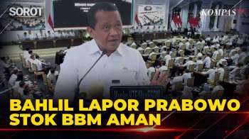 Bahlil Lapor Prabowo Stok BBM Nasional Aman: Cadangan Pertalite 16-18 Hari