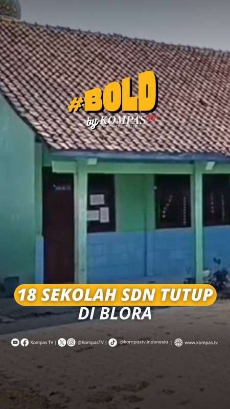 18 SEKOLAH SDN DI BLORA DITUTUP
