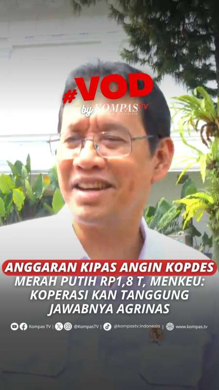 SOAL ANGGARAN KIPAS KOPDES MERAH PUTIH RP1,8T, INI KATA MENKEU