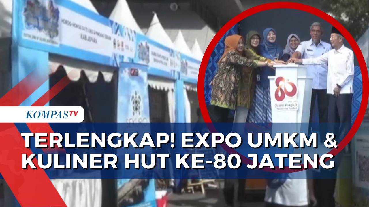 Terlengkap! Expo UMKM Kuliner hingga Jamu Meriahkan HUT ke-80 Jateng | INDO UPDATE