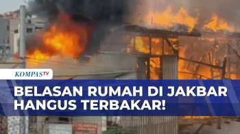 Penampakan Belasan Rumah Di Tambora Hangus Terbakar, 19 Mobil Damkar Dikerahkan | BERUT