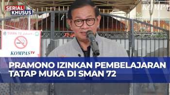 Gubernur Pramono Izinkan SMAN 72 Kembali Gelar Belajar Tatap Muka | KOMPAS MALAM