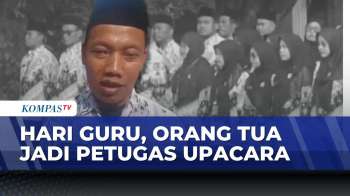Momen Hari Guru, Orang Tua Jadi Petugas Upacara | SAPA SIANG