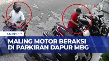 Terekam CCTV! Motor Milik Kepala SPPG Di Jakarta Barat Raib Digondol Maling