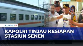 Momen Kapolri Listyo Sigit Tinjau Kesiapan Stasiun Senen Sambut Mudik Natal 2025 | SAPA SIANG